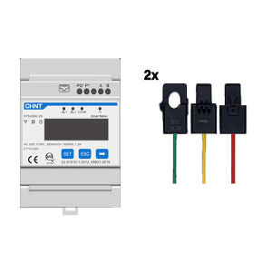 Smart meter DTSU666-20 with 2 CT sets 100A