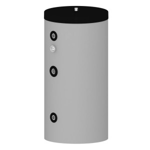 Verswaterboiler 200 liter met 1 buiswarmtewisselaar (Zilver)