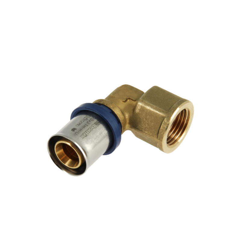 BONFIX 2001135 - Perskoppeling knie 90° - Messing - 20 x 3/4" G F