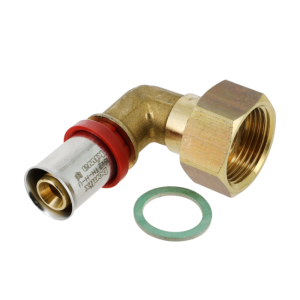 BONFIX 2002103 - Perskoppeling knie 90° - Messing - 16 x 3/4'' G F