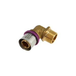 BONFIX 2001035 - Perskoppeling haaks 90° - Messing - 26 x 3/4" G M