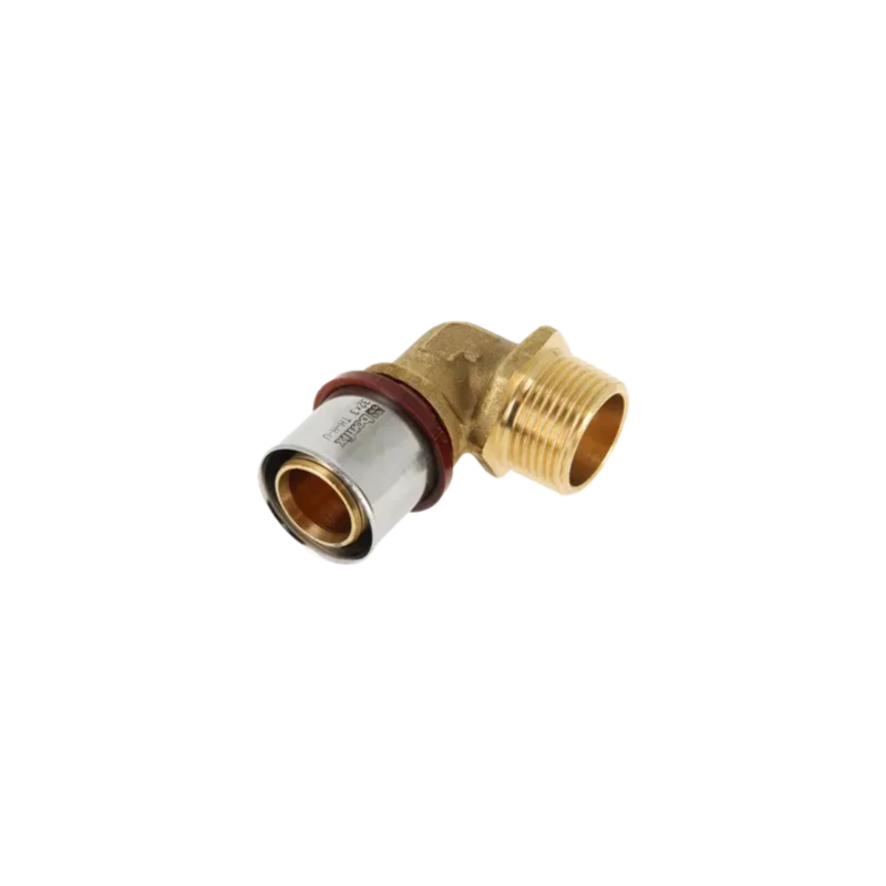 BONFIX 2001040 - Perskoppeling haaks 90° - Messing - 32 x 1" G M