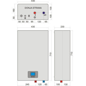 Mikoterm mTronic 7000 EU (9 kW) - Elektrische cv-ketel