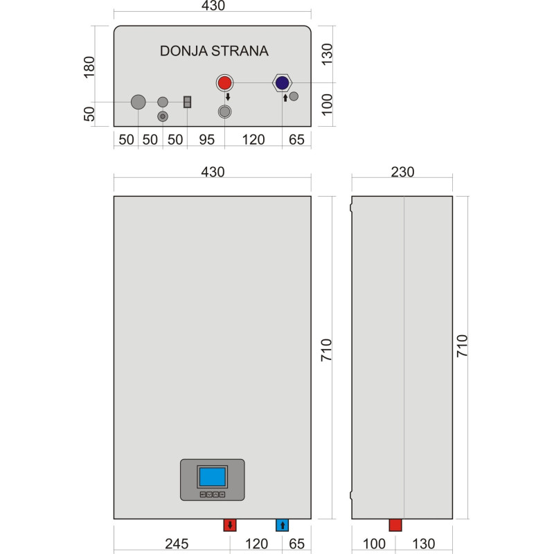 Mikoterm mTronic 7000 EU (12 kW) - Elektrische cv-ketel