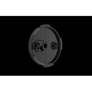 Ajax HomeSiren, zwart, montageplaat