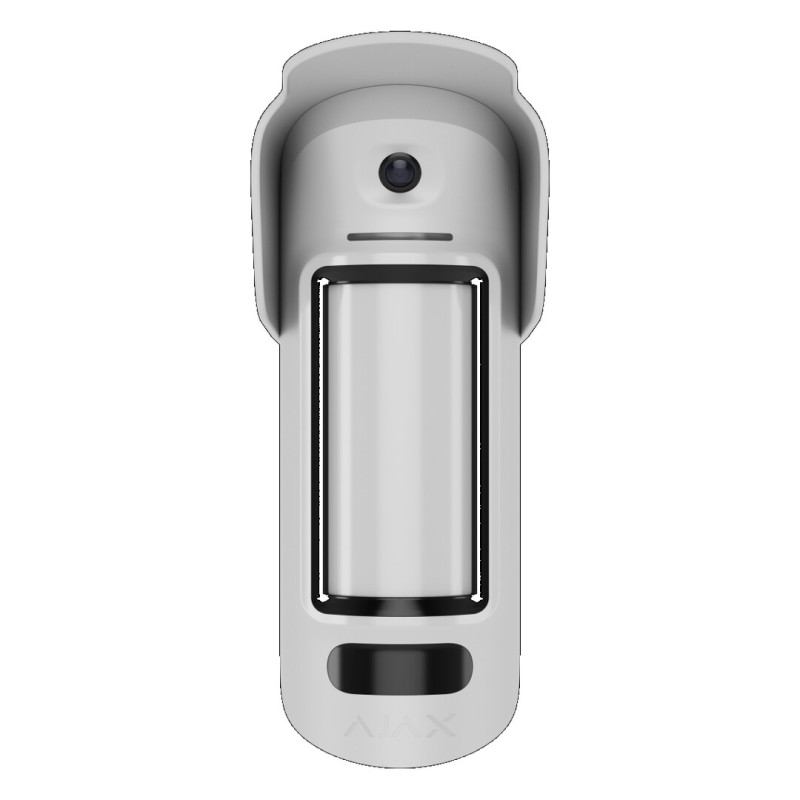 Ajax MotionCam Outdoor Highmount PHOD, wit, draadloze PIR
