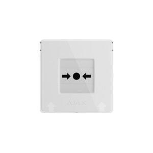 Ajax draadloze handbrandmelder wit