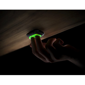 Ajax DoubleButton, zwart, draadloze overvalknop