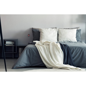 Ajax DoubleButton, zwart, draadloze overvalknop