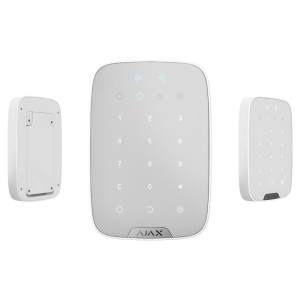 Ajax KeyPad Plus, wit, keypad met rfid lezer