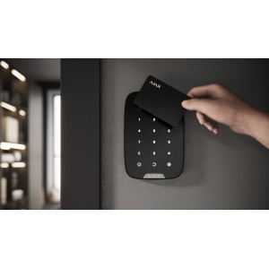Ajax KeyPad Plus, zwart, keypad met rfid lezer