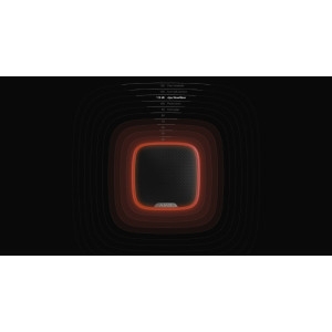 Ajax StreetSiren, zwart, draadloze buitensirene met LED