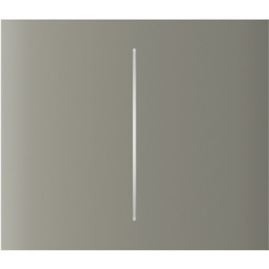 Ajax CenterButton (2-gang) olijf verticaal