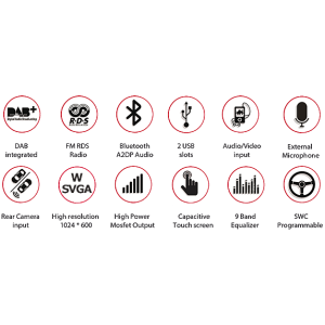 Teleco T-CPA70 2-DIN Android 10 Multimedia DAB+,Teleco T-CPA70 2-DIN Android 10 Multimedia DAB+