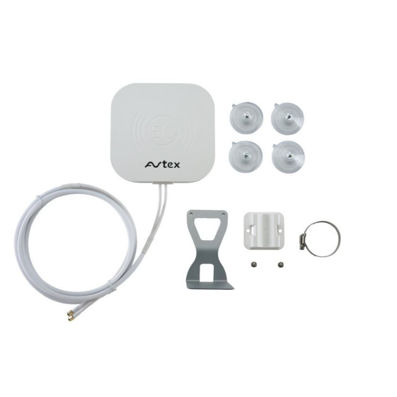 Avtex P55AN 2 Elementen 5G portable mimo-antenne Wit,Avtex P55AN 2 Elementen 5G portable mimo-antenne Wit