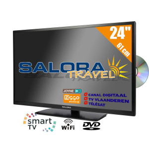 Salora 24" LED TV 9109CTS2 DVD WiFi CI S2/C/T2 12/230V SMART,Salora 24" LED TV 9109CTS2 DVD WiFi CI S2/C/T2 12/230V SMART