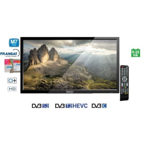 Teleco TEK 22E TV,DVB-S2/T2,9-32V,M7 Fscan + 12V zonder voet,Teleco TEK 22E TV,DVB-S2/T2,9-32V,M7 Fscan + 12V zonder voet