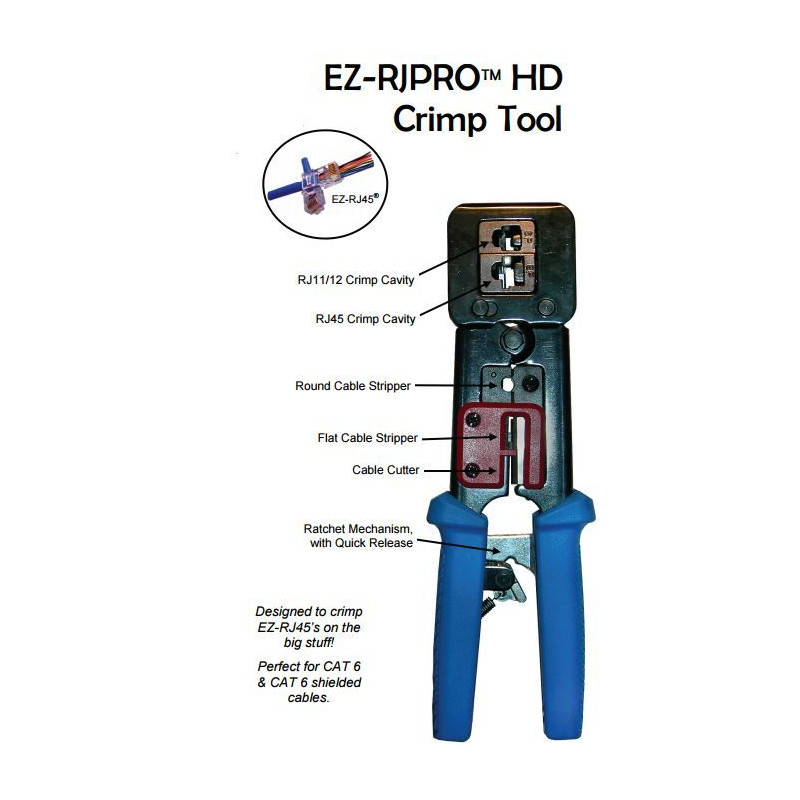 EZ-RJ45 Pro HD Crimptool