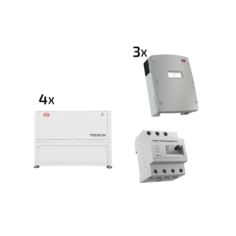 B-BOX LVL 2021 15,4 (4 pcs./61,44 kWh) + 3x SI 8.0