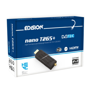 Edision NANO T265+ DVB-T2/C Tuner H.265/HEVC