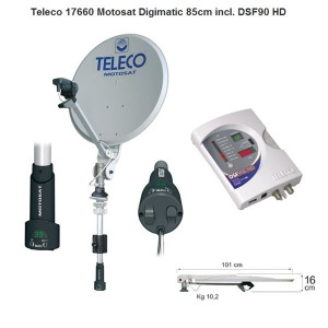 Teleco Motosat Digimatic 85cm + DSF90E HD BLX