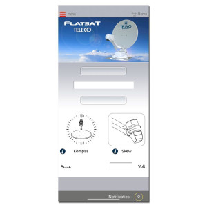Teleco Flatsat Easy BT 70 SMART TWIN, P16 SAT, Bluetooth