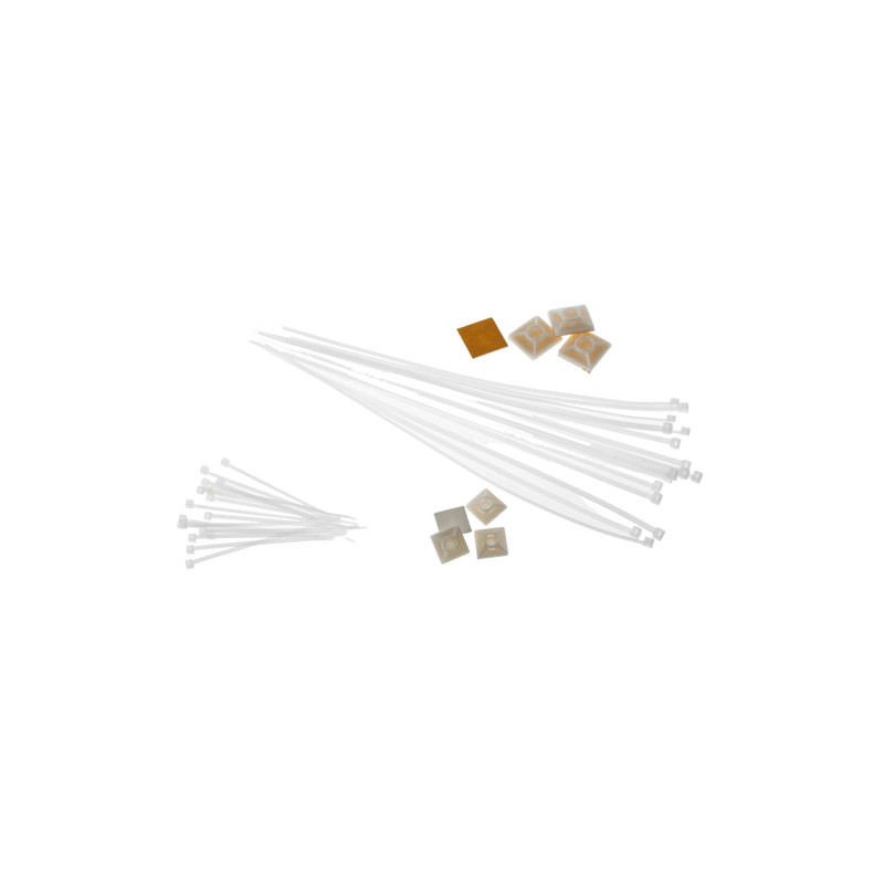 Geros 7.6x250 kabelbinder naturel 100 stuks