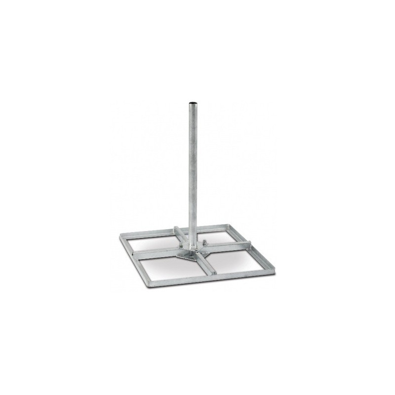 Tegelvoet compleet 4x30x30,H75cm,HQ volbad verzinkt