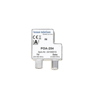 Braun Telecom POA 254 TV TV-DATA splitter (IEC/F)