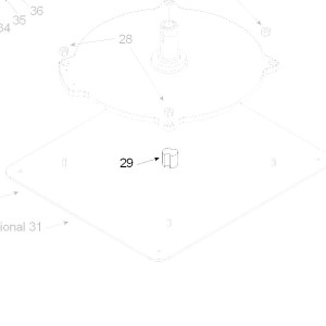 Teleco 11162 spare part kabelborg rubber CL.E. 65/85