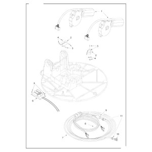 Teleco 06817 spare part Platte onderlegring D3 CL.E.65/85