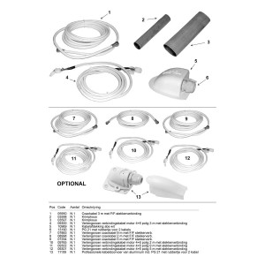Teleco 07294 spare part Coax. 5m incl. F/F-Con. CL.E.65/85