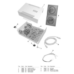 Teleco 14897 spare part Kap besturingsunit CL.E.65/85