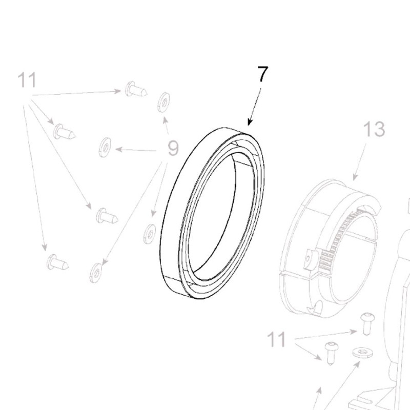 Teleco 10315 spare part Lager 61812 2RS