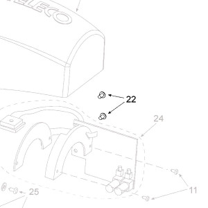 Teleco 11300 spare part Zelftappende schroef M2.9x6.5